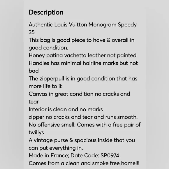 Louis Vuitton Brown Monogram Speedy 35 Handbag - Picture 12 of 14